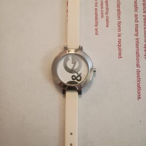 Dolce & Gabbana Time DW0666 Women's Stainless Steel White Silicone Analog Watch